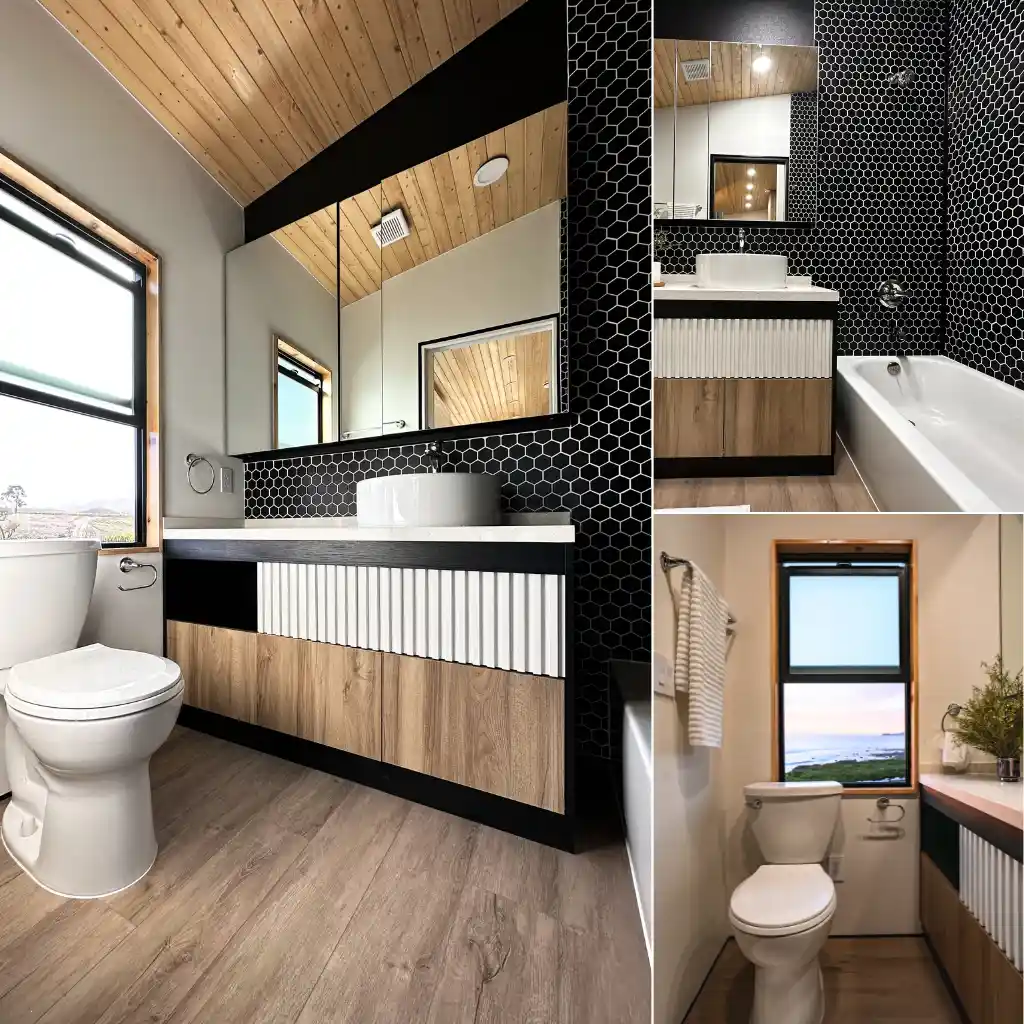 tiny home with bathroom