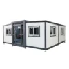 Expandable Prefab House 19ft x 20ft with Cabinet, White Roof