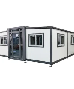 Expandable Prefab House 19ft x 20ft with Cabinet, White Roof
